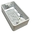 フソー化成 コンセントスイッチボックス 1コ用 ベージュ FCB-1BE
