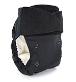 BabyKicks Basic Cloth Diaper Hook and Loop Closure, Black by BabyKicks