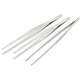 DealMuxホーム病院鉗子ストレートピンセット便利なツール長さ30cm 3枚