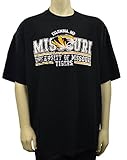 Columbia University of Missouri TigersロゴTシャツクルーネックブラックXL