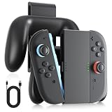 Switch 2 用スタンド，LuxiSync Switch 2 用充電スタンド 用人間工学設計スタンド（グリップ感再現）握り心地が快適，Switch 2 充電スタンド，Type-C充電ケーブル付き，充電しながら遊べる・USB Cケーブル付