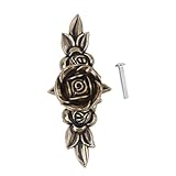 ハンドグリップ，SODIAL(R) ハンドグリップ　ヨーロッパのレトロスタイル　家具ローズハードウェア　ブロンズ