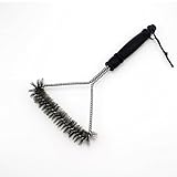 バーベキューグリルバーベキューブラシステンレススチールワイヤブリストハンドルブラシ