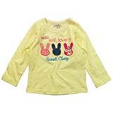 《春秋対応》 CHILD CHAMP(チャイルド チャンプ) スラブ天竺3匹ウサギ長袖Tシャツ 120cm/C NO.C-86181104