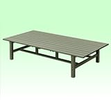 山善(YAMAZEN) ガーデンマスター アルミワイド縁台 幅180cm 奥行90cm AB-189AJS MG