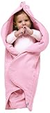 Wallaboo - Babynomade Couverture enveloppante Fleur- Universelle Multi-Usages Rose