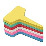 CCINEE　T型ラベル　園芸用ラベル　たんざくラベル　立型ラベル　植物ラベル　盆栽タグ　全6色　120枚入り