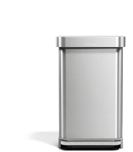 simplehuman 声+センサー式レクタンギュラーゴミ箱58L +コンポスト Amazon｜シンプルヒューマン 自動 ゴミ箱 分別 リサイクル 58L