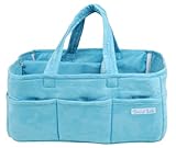 Trend Lab Storage Caddy Turquoise Suede (並行輸入）