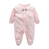 Ochine　ベビー　新生児服　ひげ柄　長袖ロンパース　純色　カバーオール　ルームウェア　タイ付き　前開き　男の子　女の子　子供服　満月/お出産祝い　ギフト　66/73/80/90/95