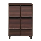 doi ディスプレイキャビネット フォーゼ引出(幅80cm) ブラウン色 119152