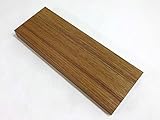 【無垢材】チーク板材（完全乾燥）　端材・木端・木工 (TEK003 長270×巾97×厚24mm)