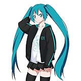 [MZYSTJ] MIKU 初音ミク印象 パーカー 長袖Tシャツ コスプレ衣装 男女兼用 春秋冬服 (XL,Tシャツ)