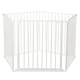 ベビーダン Baby Dan セーフティーゲート ハースゲート ルームディバイダー XXL 56824-92400-10 ホワイト PET, Safety Gates & Extensions PET