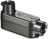 Halex 58705電気メタリックチューブ/電線管ボディセットねじカバーとガスケットAssembled (タイプLB )アルミニウム( 5ピース）、1 / 2 "