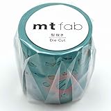 カモ井加工紙 マスキングテープ mt fab 型抜き 切り絵・花 幅45mm×3m MTKT1P17