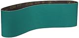 3M Cloth Belt 577F, Alumina Zirconia, Wet/Dry, 6 Width x 48 Length, 60 Grit, Green (Pack of 20) by 3