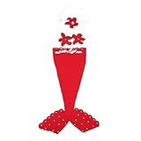 odowalker新生児赤ちゃん写真撮影プロップマーメイドコスチュームヘッドバンド、ブラとテールハンドメイドニットOutfit