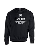 NCAA Emory Eagles Classic Sealクルーネックスウェットシャツ、XL、ブラック