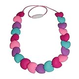 Munchables Silicone Girls' Chewelry Necklace - Sweetheart Chew Necklace by Munchables Chewelry