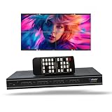 OREI 4K 4x4 シームレスHDMIマトリックススイッチ ビデオウォールコントローラー HDMIプロセッサー 最大4K 60hz 4:4:4 8ビット - HDMI 2.0、HDCP 2.2、18Gbps、UltaHD 2x2、1x4、1x2、4x1リモートコントロール(UHDS-404VW)