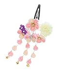 [ 京都きもの町 ] 子供用 髪飾り ピンク つまみの 花 蝶 つまみ細工 髪飾り 七五三 子供用 髪飾り 2409