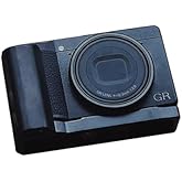[恵＼イーサン] Ricoh GR III GR IIIX GR3X 専用 ハンドグリップメタル 檀木材 木製ハンドル付き カメラケージ ハンドメイド ボディケース 用のハンドグリップです 高級手作り木質 互換 電池交換便利 底面開閉 カメラキット