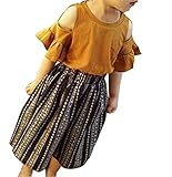 Tシャツ + ワイドレッグパンツ 上下2セット 女の子 半袖 ラウンドネックトップ 中空 フリルスリーブTシャツ 刺繍 カジュアルパンツ 子供服 かわいい ファッション 80 90 100 110 1