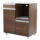 arne キッチンカウンター RD-002 （ブラウン）