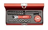 エスコ [+-HexTorx]ドライバーセット(ラチェット式) EA550AG-10