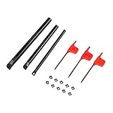 B Blesiya ボーリングバー　超硬インサート　CNC 旋盤工具ホルダー キット　レンチ付　