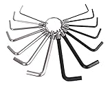 TEKTON 2500 SAE/Metric Hex Key Wrench Set, 14-Piece [並行輸入品]