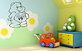 ビニールデカール壁画ステッカーCare Bears Kids部屋s1639