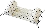 サンデシカ 寝返り防止クッション ブラックドット 3212-9999-51