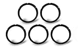 KC HiLiTES 30561 FLEX Black Bezel Ring (5 Pack) [並行輸入品]