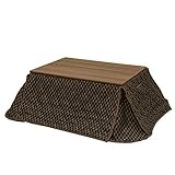 こたつテーブル掛布団セット 80cm×59cm ウォールナット 長方形 こたつセット DFS-80WAL