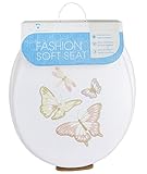 GinseyホームソリューションClassiqueソフトToilet Seat – パッド入りfor Extra Comfort – For標準トイレ – には、すべてのインストールの必要なコンポーネ