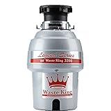 Waste King L-3200 伝説シリーズ3/4 HP 連続飼料ごみ処理 電源コード付き [並行輸入品]