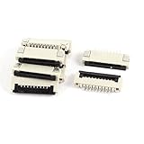 uxcell　フラットケーブルコネクタ　FFC FPCリボンソケットコネクタ プラスチック　金属　 1.0mmピッチ　9ピン　10個入り