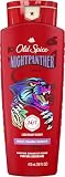 OLD SPICE (オールドスパイス) BODY WASH NIGHTPANTHER 16oz/473ml ボディウォッシュ ボディソープ メンズ 香り ナイトパンサー 【正規輸入品】 【OSS】 (日本語表記のラベル付き)