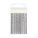 P Prettyia 金属ツールセット　ツイストドリルビット　セット　高速度鋼　ストレートシャンク　2.2mm　10ピース入り