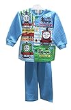 (ディズニー)Disney 子供80-100cm キャラクター あったかニットキルト 長袖パジャマ上下セット【7901-02】 80cm トーマス