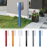 郵便ポスト 郵便受け 鍵付き POSTA スタンド式 ダイヤル錠 レッド