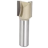 uxcell　ダブルフルート　ルータービット　ストレートシャンク　超硬　１２．７×１９ミリメートル