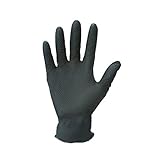 ニトリル 手袋 超強力 グリップ 作業用 パウダーフリー ニトリル合成ゴム 50枚入 (L)