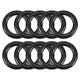 uxcell Oリング ゴムパッキン オーリング 耐熱 耐油 防水 シーリングガスケット ニトリル ゴム製外径16mm内径10mm 幅3 mm メトリック 10パック入り