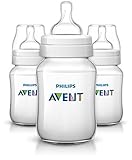 Philips AVENT Classic Plus BPA Free Polypropylene Bottles, 9 Ounce (Pack of 3) by Philips Avent [並行輸