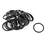 uxcell Oリング　ラバー製フォークシール　O形　 18mm 内径　22mm OD 2mm 厚さ　工業用　30個入り