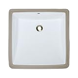 Mr Direct u2230アンダーマウント磁器バスルームシンク u2230-white 1
