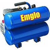 Emglo E810-4V 4-Gallon Heavy-Duty Oil-Lube Stacked Tank Air Compressor [並行輸入品]